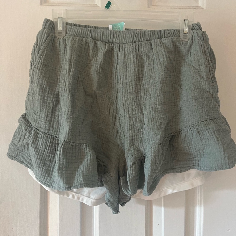 Mint Julip Shorts with built in biker shorts